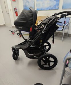 BOB Gear Revolution Flex 3.0 Jogging Stroller, Graphite Black Single 29 71f0cUCEhWL