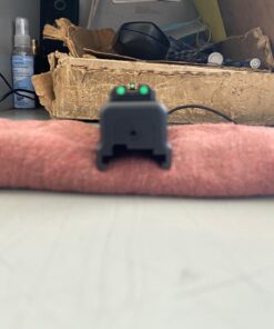 TRUGLO TFO Tritium & Fiber-Optic Handgun Sight Snag-Resistant Glowing Front & Rear Night Sights, Compatible with Springfield Armory XD Series Green Rear Sight 31 71f0oj7hxML