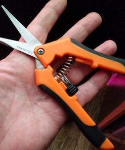 VIVOSUN Gardening Hand Pruner Pruning Shear with Straight Stailess Steel Blades (2Pack Orange) 15 71f19CwOr5L