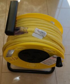Bayco SL-2000PDQ 4 Plug Cord Reel, Yellow & Black 31 71f1MbRSJTL 1