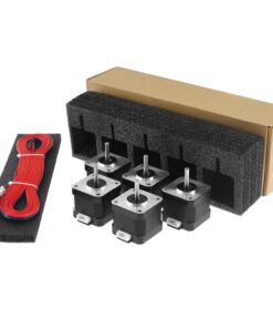 Usongshine Nema 17 Stepper Motor 42BYGH 1.8 Degree 38MM 1.5A 42 Motor (17HS4401S) 42N.cm (60oz.in) 4-Lead with 1m Cable and Connector for DIY CNC 3D Printer (Pack of 5) 17HS4401S(42N.cm) 5PCS 13 71f2WLtzozL