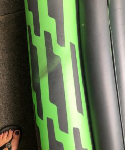 INTEX Challenger Inflatable Kayak Series: Includes Deluxe 86in Aluminum Oar and High-Output Pump – SuperStrong PVC – Adjustable Seat with Backrest – Removable Skeg – Cargo Storage Net green/blue 2-person 41 71f2myW3iOL