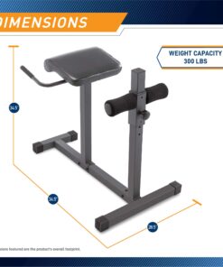 Marcy Adjustable Hyper Extension Bench Standard 25 71f3AzndhQL