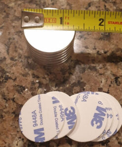 DIYMAG Powerful Neodymium Disc Magnets with Double-Sided Adhesive, Strong Permanent Rare Earth Magnets for Fridge, DIY, Building, Scientific, Craft, and Office Magnets, 1.26 inch Diameter, Pack of 6 32x3 6P 45 71f4DS9sVBL