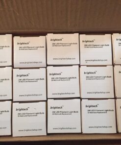 Brightech Ambience Pro - Waterproof LED Outdoor String Lights - Hanging, Dimmable Vintage Edison Bulbs - 48 Ft Commercial Grade Patio Lights, Christmas Cafe Ambience in Your Backyard, 2W 15 Bulbs (2700k) Soft White 48 Feet 46 71f4JBK6H6L 1