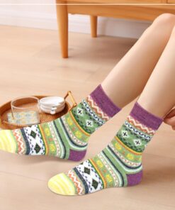 MORECOO Womens Winter Socks - Christmas Gift for Women - Thick Wool Socks Soft Warm Casual - Women Socks Gift Socks 5 Pairs 5-9 Multi-colors -2023 10 71f4ibgEnBL
