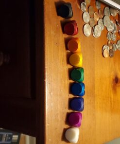 Green Lantern Blackest Night / Brightest Day Set of 9 Power Rings White/Red/Orange/Yellow/Green/Blue/Indigo/Violet/Black by DC Comics 34 71f5HkXdkBL