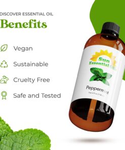 Peppermint Essential Oil (Huge 4oz Bottle) Bulk Peppermint Oil - 4 Ounce 4 Fl Oz (Pack of 1) 25 71f5dg8tqlL