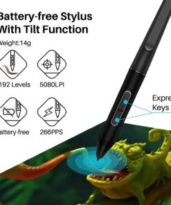 Huion KAMVAS Pro 12 Drawing Tablet with Screen Graphics Drawing Monitor Full-Laminated Pen Display with Battery-Free Pen and Adjustable Stand 8192 Pen Pressure(GT-116) 20 71f5kgqF9zL