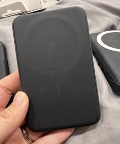 Anker Magnetic Battery (MagGo), 5,000 mAh Foldable Magnetic Wireless Portable Charger and USB-C for iPhone 15/15 Plus/15 Pro/15 Pro Max, iPhone 14/13 Series (Interstellar Gray) Interstellar Gray 52 71f66YXMdxL