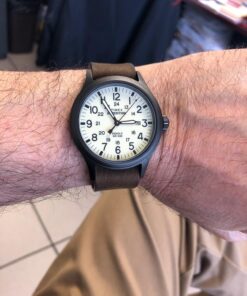 Timex Men's Expedition Scout 40 Watch Dark Brown/Black/Natural 30 71f6Fl57kML