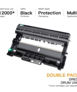 E-Z Ink (TM Compatible Drum Unit (Not Toner) Replacement for Brother DR630 DR 630 to Compatible with DCP-L2520DW DCP-L2540DW HL-L2300D HL-L2305W HL-L2320D HL-L2340DW HL-L2380DW HL-L2680W (2 Pack) 9 71f7RKWnuL