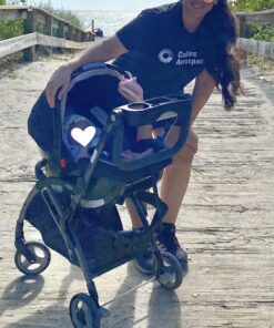 Graco SnugRider Elite Car Seat Carrier, Lightweight Frame, Travel Stroller Accepts any Graco SnugRide Infant Car Seat, Black 4-Wheel 25 71f7iVOjq6L