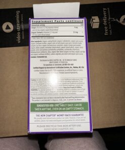 New Chapter Women's Multivitamin for Immune, Beauty + Energy Support with 20+ Nutrients -- Every Woman's One Daily, Gentle on the Stomach, 72 Count 72 Count (Pack of 1) 51 71f8qtdoyIL