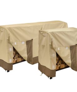 Classic Accessories Veranda Water-Resistant 8 Foot Log Rack Cover, Patio Furniture Covers 96"L x 24"W x 42"H 45 71f9RHABADL