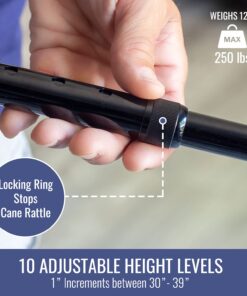 DMI Walking Cane and Walking Stick for Adult Men and Women, FSA Eligible, Lightweight,Ergonomic Hand Grip and Wrist Strap Bronze 1 12 71f9RJ0txL 3