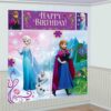 Disney Frozen Birthday Party Scene Setters Wall Decorating Kit (5 Pack), Multi Color, 59" x 65". 8 71f9rk0PKDL