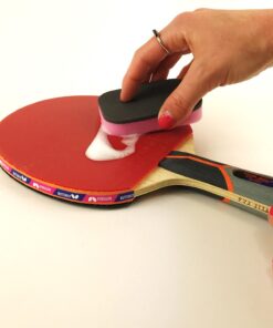 Butterfly Table Tennis Racket Care Kit - Includes: 1 Ping Pong Paddle Cleaner + 1 Table Tennis Rubber Cleaner Sponge - Great Value Table Tennis Racket Cleaner Kit – Cleans Ping Pong Paddle 125 Times 16 71fAp0bONFL