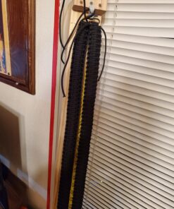 TOUGH-GRID Premium 750lb Paracord 100% Nylon Type IV Mil-Spec Parachute Cord - Certified MIL-C-5040H - UV/Abrasion Resistant - Heavy Duty Strands - Made in USA and Used by US Military Black 200Ft. (Wound on Tube) 41 71fBxxV8E2L