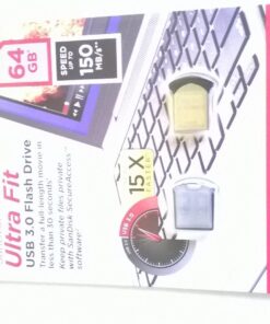 SanDisk Ultra Fit 64GB USB 3.0 Flash Drive - SDCZ43-064G-GAM46 35 71fCR0LV4SL