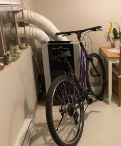 Whynter ARC-14S 14,000 BTU Dual Hose Portable Air Conditioner with Dehumidifier and Fan for Rooms Up to 500 Square Feet, Includes Storage Bag, Platinum/Black, AC Unit Only 74 71fCwHXzhyL