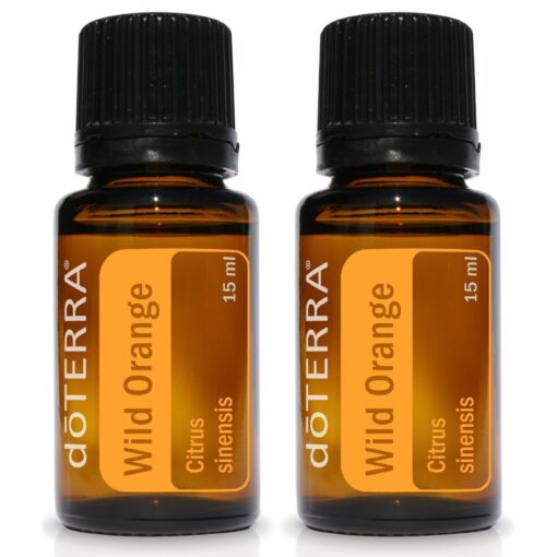 doTERRA Wild Orange Essential Oil 15 ml by doTERRA,Pack of 2 0.50 Fl Oz (Pack of 2)