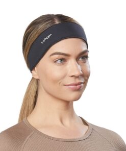 Halo Headband Halo II, Sweatband Pullover for Men and Women, No Slip With Moisture Wicking Dryline Fabric Black 22 71fDMOyjnS