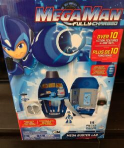 Mega Man Fully Charged – The Mega Buster Transforming Lab Playset with Over Ten Unique Action Features! Fitsup to Six Figures! Based On The New Show! 9 71fDjoKzgL