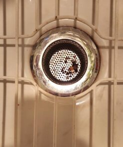 Fengbao 2PCS Kitchen Sink Strainer - Stainless Steel, Large Wide Rim 4.5" Diameter 34 71fDwPRhcpL