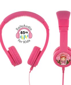 Alternative view of BuddyPhones Explore+, Volume-Limiting Kids Headphones, Built-in Audio Sharing Cable with in-Line Mic, for Kindle, iPad, iPhone, or Android, Rose Pink