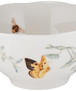 Alternative view of Lenox 6083448 Butterfly Meadow Rice Bowl,White
