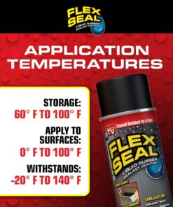 Flex Seal, 14 oz, 2-Pack, Brown, Stop Leaks Instantly, Waterproof Rubber Spray On Sealant Coating, Perfect for Gutters, Wood, RV, Campers, Roof Repair, Skylights, Windows, and More FSBRNR20-2PK 15 71fEjaHYGUL 2