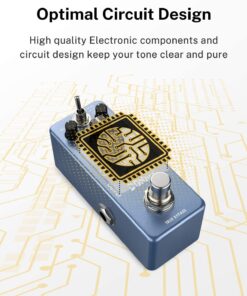 Donner Overdrive Guitar Pedal, Blues Drive Vintage Overdrive Effect Warm/Hot Modes True Bypass Blue Overdrive 26 71fFPeVKd4L