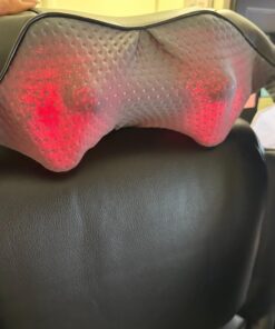 Shiatsu Neck and Back Massager with Soothing Heat, Nekteck Electric Deep Tissue 3D Kneading Massage Pillow for Shoulder, Leg, Body Muscle Pain Relief, Home, Office, and Car Use Black 32 71fFgTvjLQL