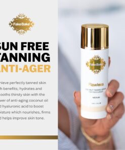 Alternative view of Fake Bake Flawless Coconut Sunless Tanning Serum with Hyaluronic Acid Lightweight Illuminating Face & Body Gradual Self Tanner - Hydrating & Rejuvenating Skin Care for Women & Men - 5 oz