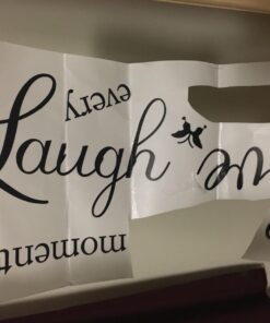 Blinggo Vinyl Decal Live Every Moment, Laugh Every Day, Love Beyond Words Wall Quote Black 15'' X 22'' 22 71fGKQsigL