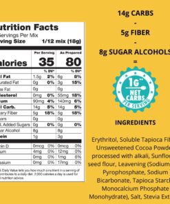 Good Dee's Chocolate Brownie Mix | Keto Baking Mix | Sugar-Free, Gluten-Free, Grain-Free, Nut-Free, Soy-Free & Low Carb Baking Mix | Diabetic, Atkins & WW Friendly (Pack of 1) 7.5 Ounce (Pack of 1) 29 71fGwQaO ZL