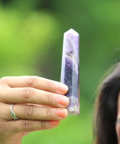 Jet Amethyst Crystal Towers Natural Healing Crystal Point Obelisk for Reiki Healing and Crystal Grid Approx 3 inch 19 71fHdUBUqzL