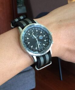 BluShark Original Premium Nylon Watch Strap - Stainless Steel Buckle with Multiple Sizes & Premium Styles, Replacement Watch Straps for Men & Women, Ballistic Military Waterproof BOND 20mm Premium Brushed Buckle 51 71fIHrJ2 vL 1