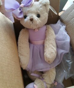 Bearington Tootsie Ballerina 15 Inch Teddy Bears for Girls - Ballerina Stuffed Animals - Dance Recital Gifts for Girls 15" Tootsie 27 71fIc1 ZHvL