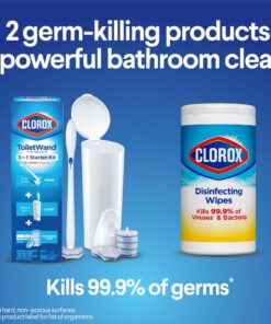 Clorox ToiletWand Disinfecting Refills, Disposable Wand Heads - 30 Count (Package May Vary) 30 Refills Original 21 71fJcueTALL