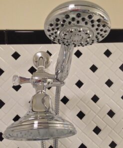 Delta Faucet U4920-PK 3-Way Shower Arm Diverter with Handshower Mount, Chrome,1 33 71fJocXhgVL 1