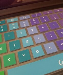 Keyboard Cover for Samsung Galaxy Chromebook Go 14" /Chromebook 4 3 2 XE310XBA XE500C13 XE501C13 XE500C12 11.6"/ Chromebook 4 15.6" XE350XBA /Chromebook Plus V2 XE520QAB XE521QAB 12.2 -Rainbow Rainbow 42 71fJryy LNL