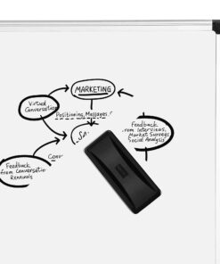 Amazon Basics Magnetic Dry Erase White Board, 36 x 24-Inch, Aluminum Frame, Silver/White 24" x 36" Magnetic, Aluminum Frame 31 71fK7iUyPCL