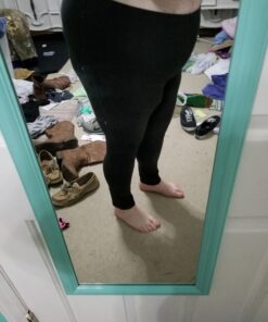 Just My Size Women's Plus-Size Stretch Jersey Leggings, Plus Leggings for Women, 25.5" 2X Black 28 71fKEtEICXL