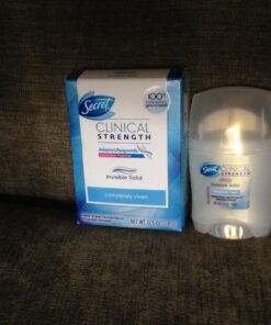 Secret Clinical Strength Antiperspirant and Deodorant for Women Invisible Solid Completely Clean 2.6 Oz 2.6 Ounce (Pack of 1) 32 71fKHqDQx4L 1