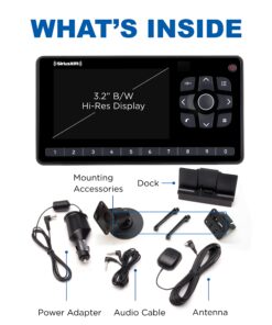 SiriusXM SXEZR1V1 Onyx EZR Satellite Radio with Vehicle Kit - Enjoy SiriusXM in Your Existing Car Stereo and Beyond with This Dock and Play Radio Satellite Radio + Vehicle Kit 25 71fKOLIZUoL
