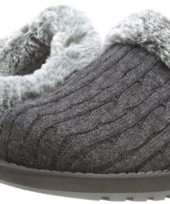 Skechers BOBS Women's Keepsakes - Ice Angel Slipper 6 Wide Charcoal 22 71fKcjPaAsL 4