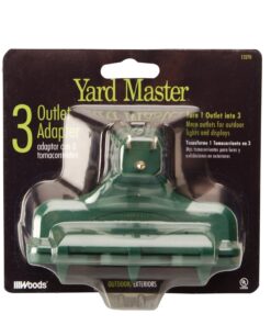 Woods 13270 3-Outlet Adapter, Indoor or Outdoor (Weatherproof), Green (Green) 18 71fLFP5QIpL