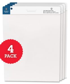 Business Source 25"x30" Self-Stick Easel Pads, 4/Pack (38592),White 8 71fLjg6EbJL